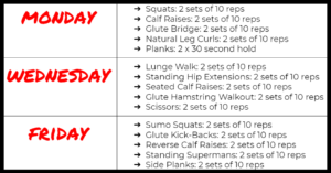 Mock Training Schedule - Backcountry hiking training program with endurance, balance, cardio & strength exercises. Tips for fitness workouts to condition your body for a backpacking trip.