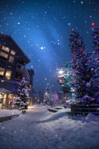 Whistler near Vancouver British Columbia turns into a beautiful Christmas village and is a top travel destination during the holidays - Fuelforthesole.com