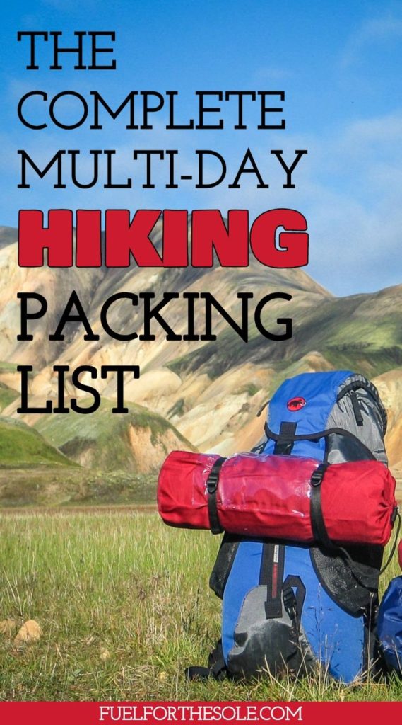 Your Packing List Guide for Gear, Supplies and Equipment Essentials on Thru Hike Backpacking Trip