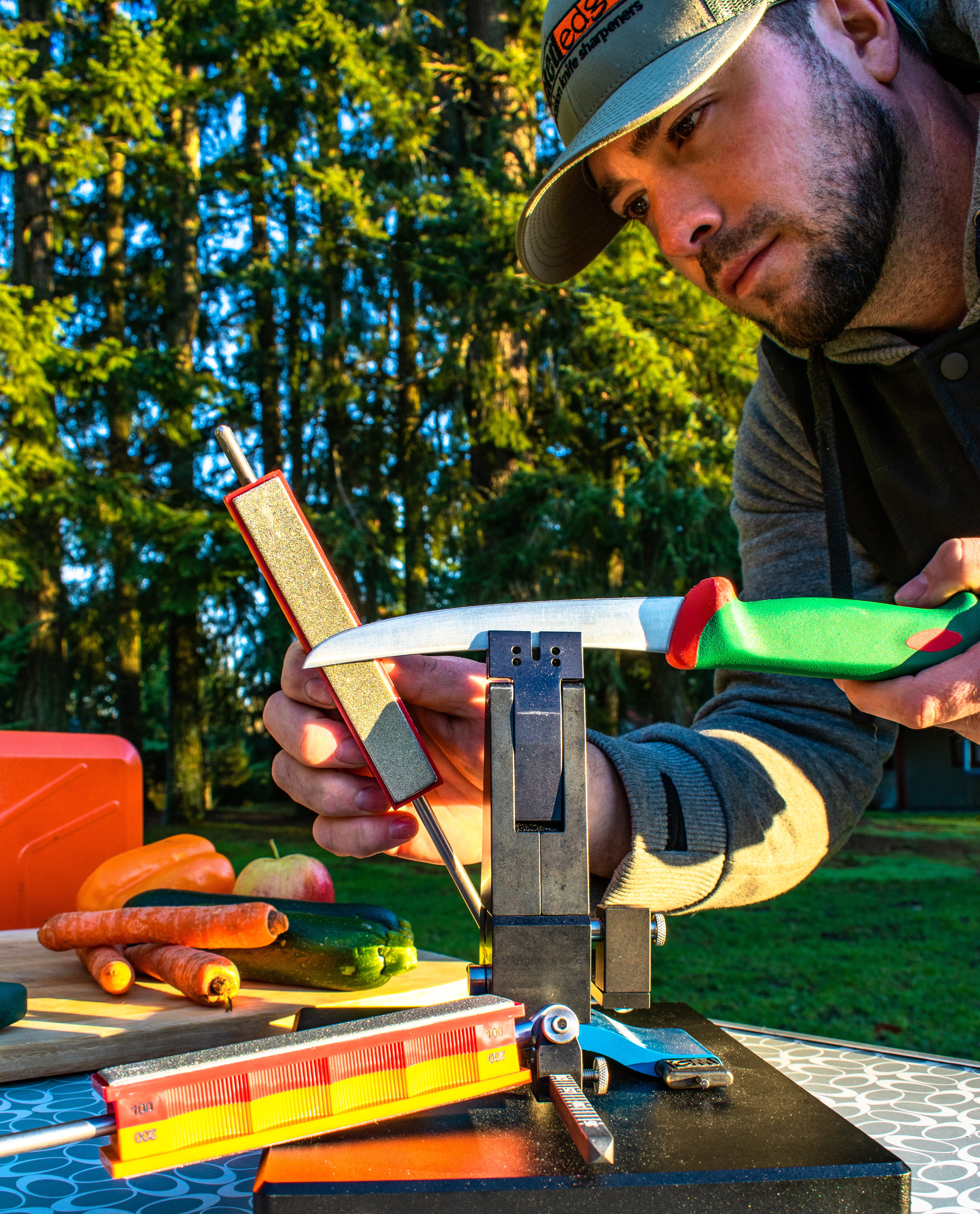 Wicked Edge Go Knife Sharpener - cool, unique camping, hiking, fishing gear and gadgets.