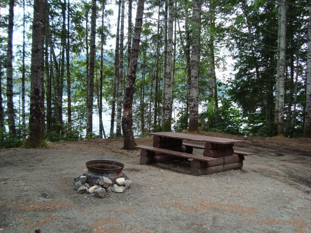 Scout Beach is a great example of free camping at one of many recreation sites on Vancouver Island.