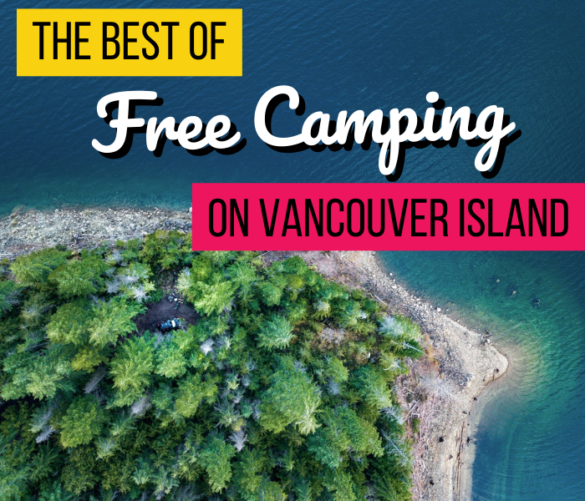 Free camping on Vancouver Island British Columbia Canada